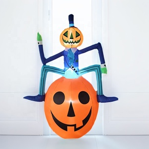 Decorazioni per Feste all'Aperto, <span class=keywords><strong>Streghe</strong></span> Gonfiabili di Halloween Alte 1,8 Metri che Preparano Medicina, Decorazione Gonfiabile per Giardino - Product Image 5