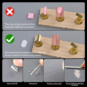 กาวติดเล็บสองหน้าแบบใส แข็งแรง สำหรับติดอุปกรณ์ตกแต่งเล็บ - Product Image 5