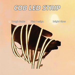 Tira de LED COB de 512 LED en Oferta, IP20 DC 24V, Tira de Luz LED COB Flexible para Decoración de Muebles y Armarios, Control Remoto WiFi 3000K - Product Image 2