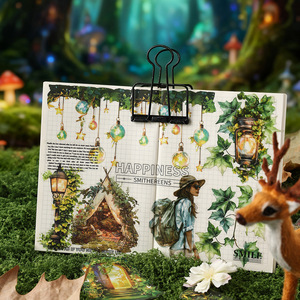 20 feuilles/paquet pour la décoration créative de vacances d'aventure, autocollants découpés en PET pour les fournitures de planificateur pour enfants - Product Image 4