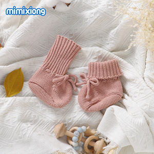 جوارب أطفال حديثي الولادة من القطن المحبوك بالجملة من ميميكسيونغ، معتمدة من أوكو تكس، أحذية للأطفال الصغار - Product Image 3