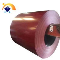 Ral Couleur 0.4mm 0.5mm Épaisseur Métal Toiture Feuilles Bobine Matériaux De Construction PPGI Bobines Couleur Enduit Bobine En Acier