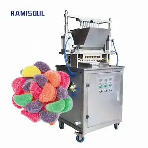 Multifunctional jelly gummy candy depositing line marmalade toffee candy making machine
