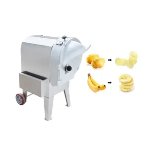 Electric Low Noise Vertical Vegetable Slicer Automatic Cutting Machine Single