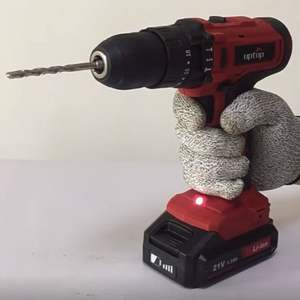 Taladro de Impacto Eléctrico de Doble Velocidad, 20V, Batería de Litio Recargable, Motor con Escobillas, Alto Torque, Herramienta Eléctrica para Bricolaje - Product Image 3