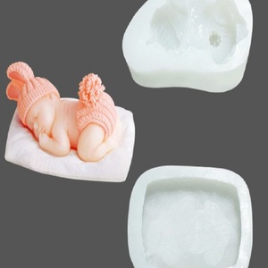 Nuevo producto molde de silicona en forma de flor molde de silicona Gnomo molde para vela de Jesus de la <span class=keywords><strong>Divina</strong></span> Misericordia - Product Image 3