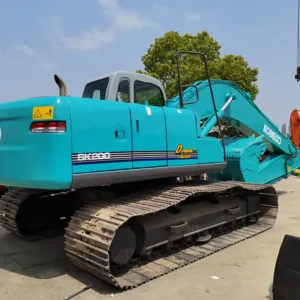 حفارات مستعملة 20ton 21tonton حفارات زحافة مستعملة حفارة Kobelco-6 مستعملة مع CE