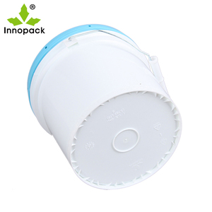 Cubo de plástico PP de grado alimenticio de 10L sello de cubo de pintura redondo buena impresión personalizada - Product Image 3