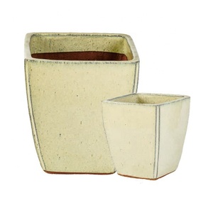 <span class=keywords><strong>Pots</strong></span> de plantes en céramique de grand calibre, respirants avec trou de drainage, pour la décoration du salon - Product Image 1