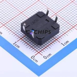 K2-1103DP-E4SW-04 Tactile Switch Through hole-4P,12x12mm Switch Single Pole Single Throw Round Button 2.5N Through Hole - Product Image 2