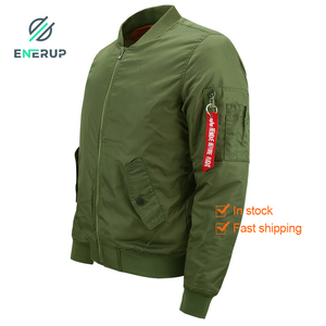 Enerup Listo para enviar al por mayor <span class=keywords><strong>Alpha</strong></span> MA-1 <span class=keywords><strong>Bomber</strong></span> Flight Jacket - Fighter Pilot Flight Jacket - Product Image 1