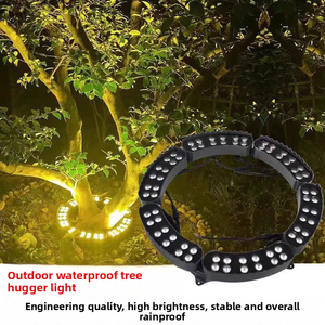 Lámpara <span class=keywords><strong>LED</strong></span> para Árboles, Lámpara de Columna para Exteriores Resistente al Agua, Anillo de Luz para Paisajes, Foco para Árboles - Product Image 1