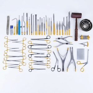 SWISHER INTERNATIONAL Stainless Steel Manual Micro <b>Ear</b> Tympoanoplasty Surgical Instruments 43-Piece Set CE Certified ISO13485 - Product Image 1