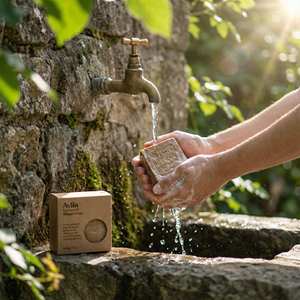 Sapone di Aleppo all'Ingrosso a Marchio Privato (5% Alloro) – Bar Soap Tradizionale all'Olio d'Oliva a Freddo - Product Image 6