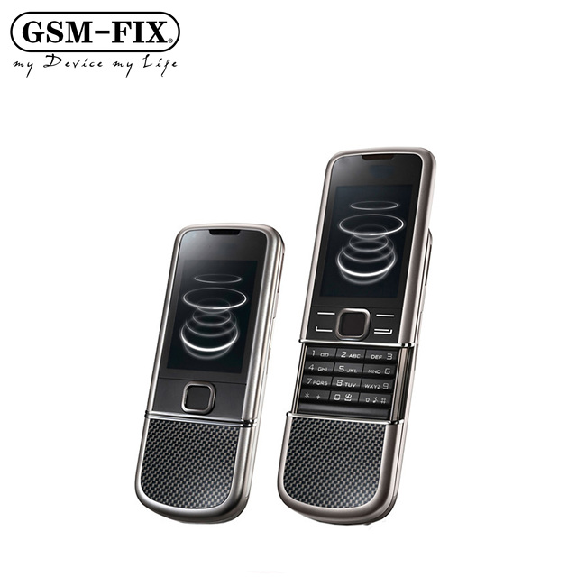 GSM-FIX 8800 Carbon Arte 4G Memory Luxury Cheap Slider Original Classic Mobile Cell Phone Unlocked