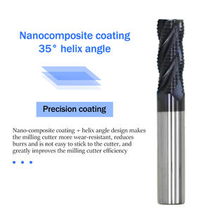 Three Flutes 3F Stainless Steel <strong>Gear</strong> Bits CNC Custom S/S Router Bits Cutter Tungsten Carbide <strong>End</strong> <strong>Mill</strong> for Hard Metal <strong>Cutting</strong> - Product Image 5