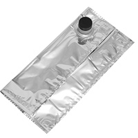 Draagbare AL Aseptische Bib-zakken met tuitontwerp, gravure bedrukt, recyclebaar, 3L, voor fruitsappen en andere vloeibare producten