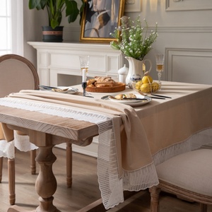 Swag Lace <b>Table</b> Skirt Ruffled <b>Table</b> Skirts Wedding <b>Table</b> Skirting with Wave Plain Party Style Solid Hotel Wholesale Customize - Product Image 6