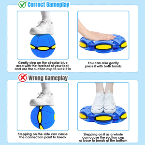 <b>Dog</b> Tooth Cleaning Training Interactive & Movement Pet Magic Flying Disc Ufo Outdoor Sports Interactive Chew <b>Ball</b> Pet Toy - Product Image 4