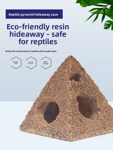 Caja <span class=keywords><strong>de</strong></span> mascotas <span class=keywords><strong>de</strong></span> hábitat en forma <span class=keywords><strong>de</strong></span> pirámide para Monitor, lagarto, ojo manchado, Gecko, serpiente, Rana con cuernos, suministros para reptiles y anfibios - Product Image 3