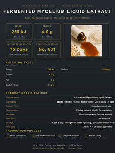 Extracto Doble de Hongo Dorado <span class=keywords><strong>Líquido</strong></span>, Concentrado de Polisacáridos del Cuerpo Fructífero, Grado Alimenticio, Venta al por Mayor a Granel - Product Image 3