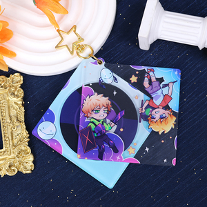 Llaveros de cartulina acrílica personalizados Kpop Music Charms Acrílico DIY Mini álbum CD Box Llaveros - Product Image 6