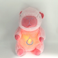 HY198 Jouet en peluche Light up audio respiration ours bébé Capybara poupée bébé poupée endormie