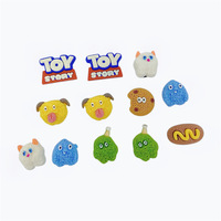Accesorio de Resina de Monstruo Peludo, Dijes Personalizados para Zapatos, Diseños de PVC con Logotipo, Dibujos Animados, Anime, Removibles, Desmontables, Creativos, DIY