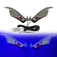 Luz LED RGB Universal para Auto con Efecto Ojo de Diablo, 6V 18W IP65 Impermeable, USB Plug-and-Play, Efecto Llama, para Todos los Vehículos