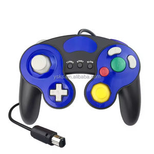 Manette HY-5102 à vibrations continues, manette de jeu filaire, joystick, contrôleur de jeu pour Nintendo Gamecube Ngc <span class=keywords><strong>Wii</strong></span> avec port hôte Turbo - Product Image 4