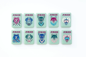 กระเบื้องมาห์จงอะคริลิคสีเขียวเซจแบบอเมริกันสุดหรูทันสมัย สีสั่งทำได้ ทนทาน เป็นมิตรกับสิ่งแวดล้อม พับได้ พกพาสะดวก วาดลายด้วยมือ เหมาะสำหรับเป็นของขวัญ - Product Image 3