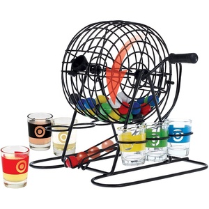 Caja de Metal para Bingo, vasos de vidrio para fiestas, juego de bebidas <span class=keywords><strong>con</strong></span> Balss - Product Image 1