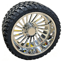 Jantes H-Spoke chromées polies tout-terrain 20-26 pouces pour F150 F250