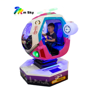 Machine d'amusement intérieure en fibre de verre CE 360 Rotation Kiddie Rides Jeu vidéo pour enfants Hélicoptère à pièces pour aire de jeux FEC - Product Image 2