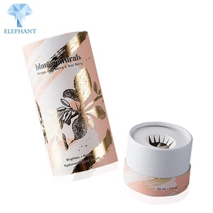 Custom Luxury <b>Empty</b> Gold Blocking Stamping Cylinder Round Roller Perfume <b>Box</b> Design - Product Image 4