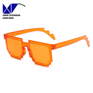 Lunettes mosaïques en blocs de construction mignonnes et originales, lunettes de soleil personnalisées style <span class=keywords><strong>Minecraft</strong></span>, lunettes de soleil tendance pour fêtes et cosplay - Product Image 3