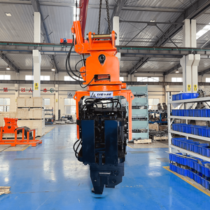 Impugnatura laterale idraulica Vibro martelli battipalo <span class=keywords><strong>Driver</strong></span> per 15Ton 16Ton preciso pila di guida - Product Image 2