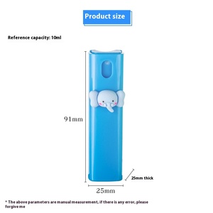 Personnalisable 10ml Tube Carré Vaporisateur Dessin Animé Mignon Oral <span class=keywords><strong>Alcool</strong></span> Parfum Distribution PP Fine Brume Pulvérisateur Pompe Scellant - Product Image 4