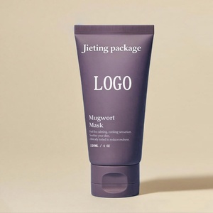 Empty <b>Tube</b> Skin Care Lotion Orange <b>Plastic</b> <b>Tube</b> with Screw Cap for Cosmetic Packaging - Product Image 4