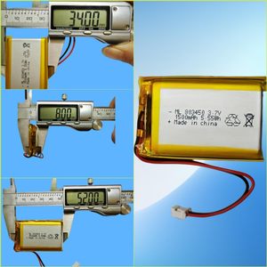Batterie LiPo ML 803450 3.7V 1500mAh avec connecteur JST pour l'électronique - Product Image 2