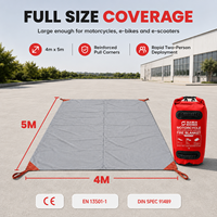 Couverture anti-feu réutilisable pour voiture 550-1100 ° Housse de suppression d'incendie pour véhicules électriques résistante à la chaleur