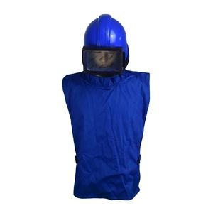 หมวกกันน็อคพ่นทรายทำจากพลาสติกสำหรับป้องกันการระเบิดทรายหมวกนิรภัยสำหรับพ่นทราย - Product Image 2