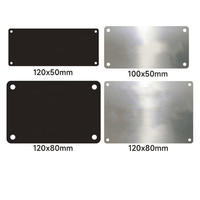 Plaques nominatives vierges en métal personnalisées pour le personnel de magasin, gravées sur mesure, en acier inoxydable/cuivre/laiton/aluminium, vente en gros