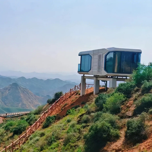 Moderno esterno portatile High-End eco-friendly in acciaio leggero capsula impermeabile Mobile Hotel camera da letto <span class=keywords><strong>per</strong></span> uso del negozio - Product Image 5