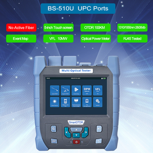 OTDR Mini 100KM 1310/1550nm 28/26dB Réflectomètre à Fibre Optique Écran Tactile VFL OLS OPM Cartographie d'Événements Testeur de Câble Ethernet OTDR - Product Image 6