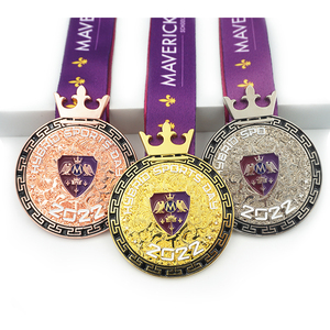 Pallavolo powerlifting ginnastica inciso 3d premier music medal run bike ciclismo medaglia sport league medaglia con nastri - Product Image 3