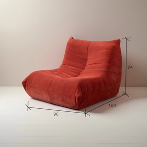 Fauteuil de style <span class=keywords><strong>Togo</strong></span> à aspiration directe d'usine - Fauteuil lounge couleur crème pour petits espaces - Ensembles de salon - Product Image 2