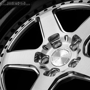 LSGZL 3 pièces roue forgée <span class=keywords><strong>Promotion</strong></span> roue Cnc Machine jante en alliage de voiture 16 18 pouces 6x114.3 pour Nissan - Product Image 4