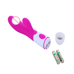 Vibrador de Clítoris y Punto G de Silicona con Doble Conejo y 30 Velocidades para Mujeres, Juguetes Sexuales con Pilas - Product Image 3