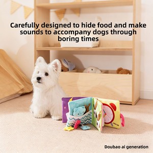 Tapis olfactif <span class=keywords><strong>et</strong></span> <span class=keywords><strong>livre</strong></span> de senteurs pour chien, jouet interactif éducatif de recherche de friandises, plus de 30 zones de dissimulation, jouet sonore anti-stress <span class=keywords><strong>et</strong></span> anti-ennui - Product Image 4